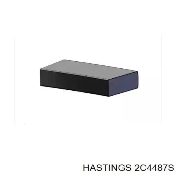 Комплект поршневых колец на 1 цилиндр, стандарт 2C4487S Hastings