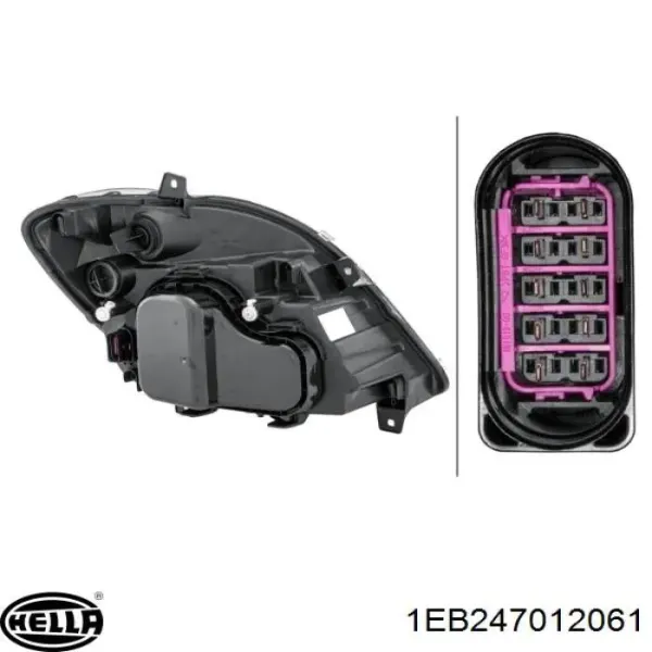 Правая фара 20B813B52B TYC