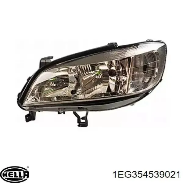 Правая фара 1216276 General Motors