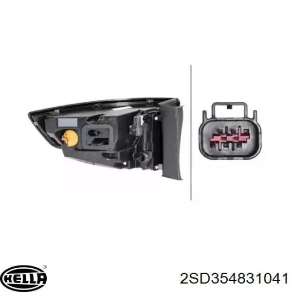 Фонарь задний правый внешний LR135570 Land Rover