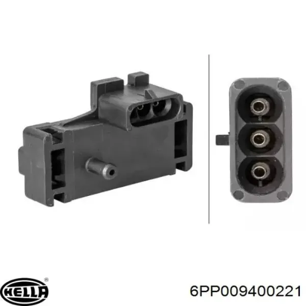 6PP009400221 HELLA Датчик давления воздуха