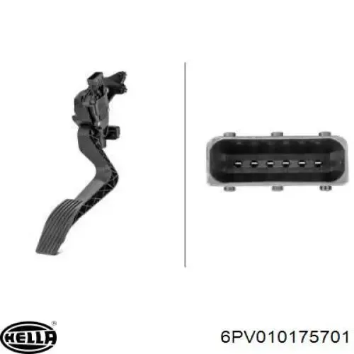 Педаль газа 51942423 Fiat/Alfa/Lancia