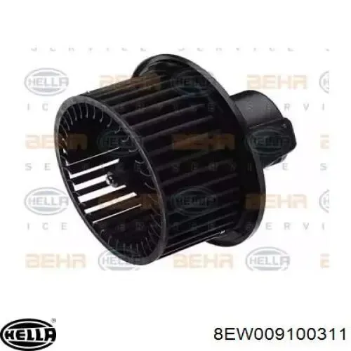 Вентилятор печки 8EW009100311 HELLA
