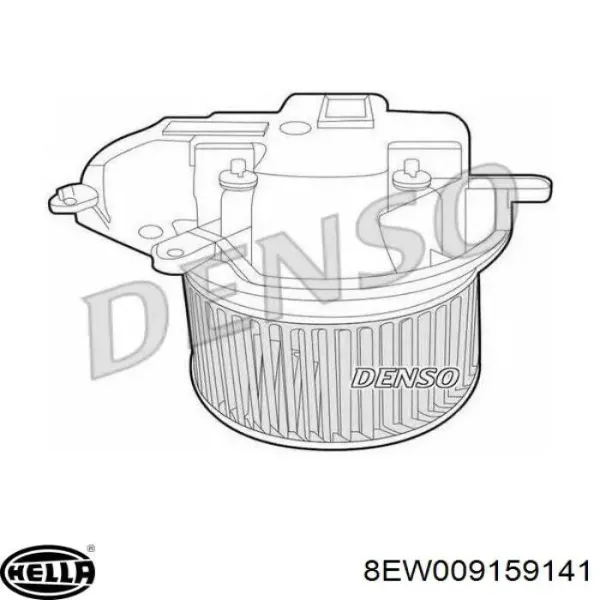 Электромотор печки на Renault Laguna I B56, 556