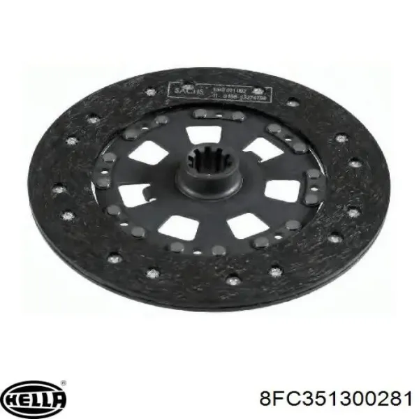 Радиатор кондиционера 8FC351300281 HELLA