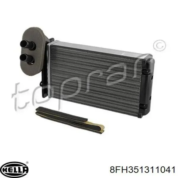 Радиатор печки 8FH351311041 HELLA