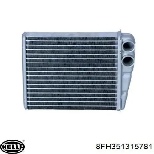 Радиатор печки 8FH351315781 HELLA