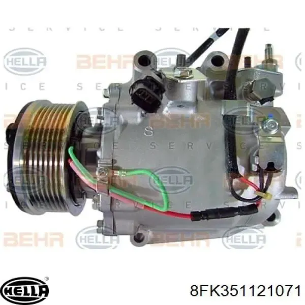 Компрессор кондиционера 38810RZVG01 Honda