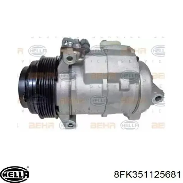 Компрессор кондиционера 8FK351125681 HELLA