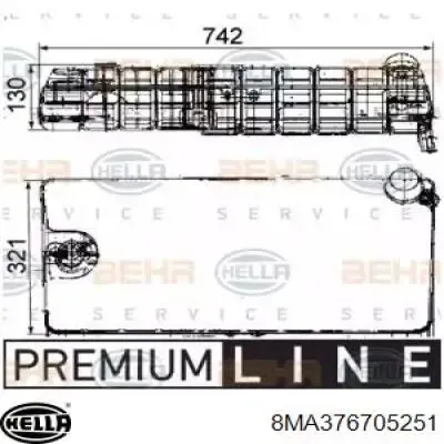 Бачок системы охлаждения 8MA376705251 HELLA