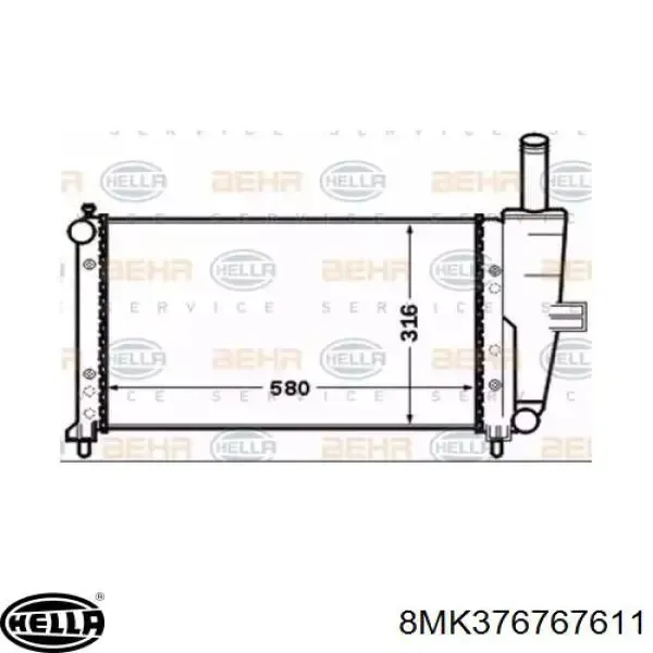 Радиатор 8MK376767611 HELLA