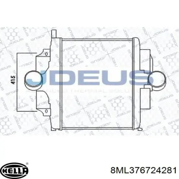 Интеркулер 9405010301 Mercedes