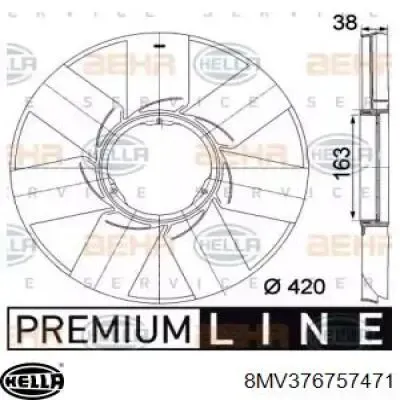Крыльчатка радиатора охлаждения 11522249373 BMW