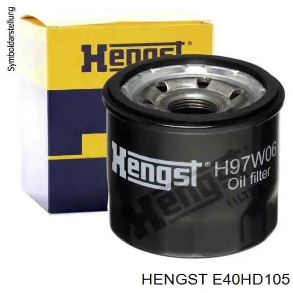 Фильтр очистки масла центробежный Hengst E40HD105 цена, от