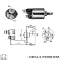 Втягивающее реле стартера STANDARD SS412