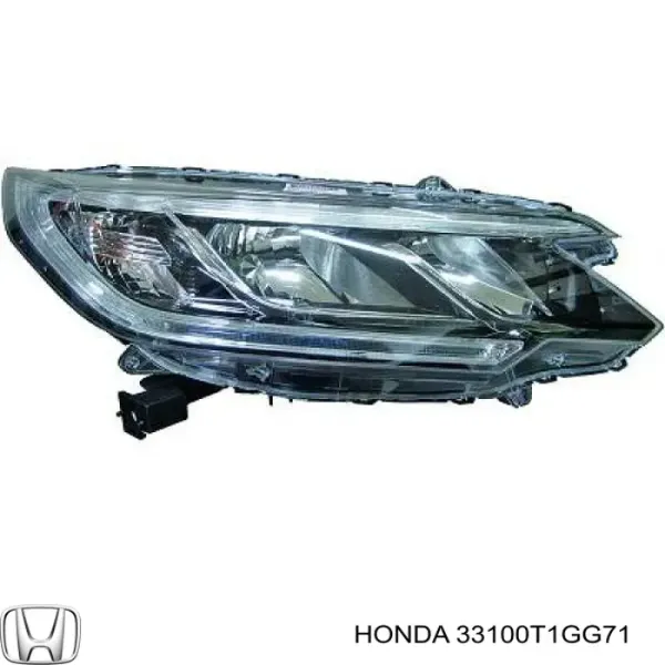 Правая фара 33100T1GG71 Honda