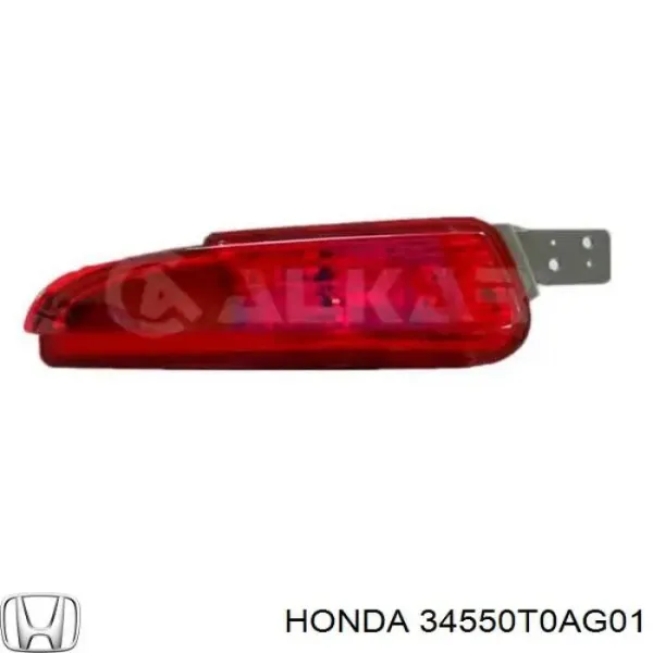 Фонарь заднего бампера левый 34550T0AG01 Honda