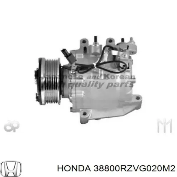 Компрессор кондиционера 38800RZVG020M2 Honda