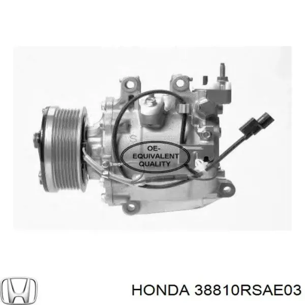 Компрессор кондиционера 38810RSAE03 Honda