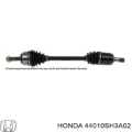 Левая полуось Honda Accord CA4, CA5