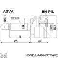 ШРУС наружный передний MARKET (OEM) 44014STXA03