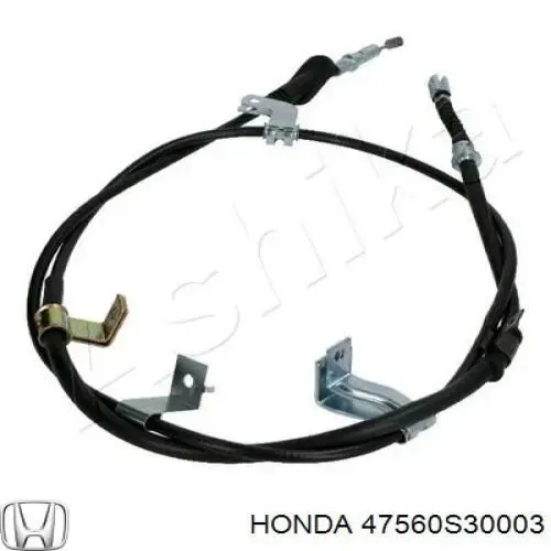 47560S30003 Honda Трос ручного тормоза задний левый