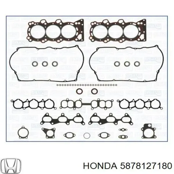 Верхний комплект прокладок двигателя 5878127180 Honda