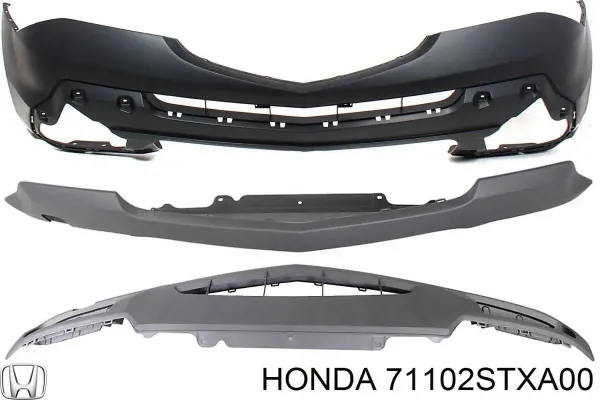 Решетка бампера переднего правая 71102STXA00 Honda