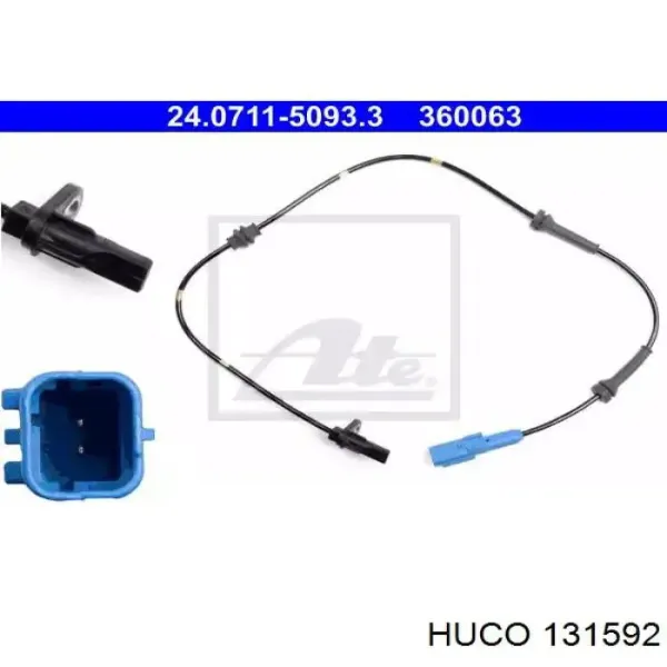 Датчик АБС задний 131592 Huco