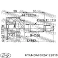 Правая полуось KIA Sephia FB
