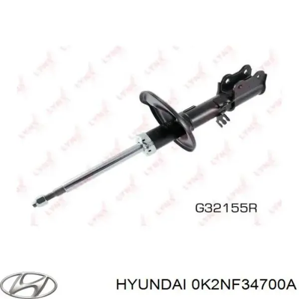 Амортизатор передний правый 0K2NF34700A Hyundai/Kia