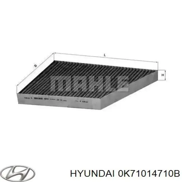 Фильтр очистки масла центробежный Hyundai/Kia 0K71014710B цена, от