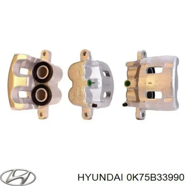 Суппорт тормозной передний левый 0K75B33990 Hyundai/Kia