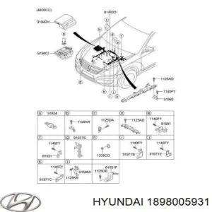Предохранители 1898005931 HYUNDAI