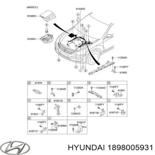 Предохранители 1898005931 Hyundai/Kia