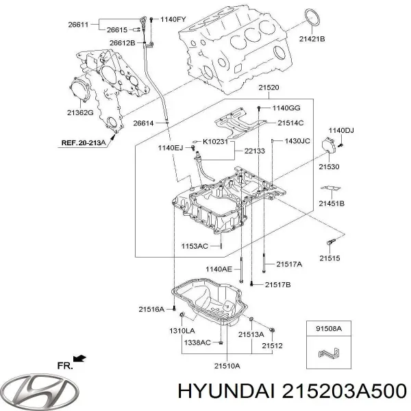  215203A500 Hyundai/Kia