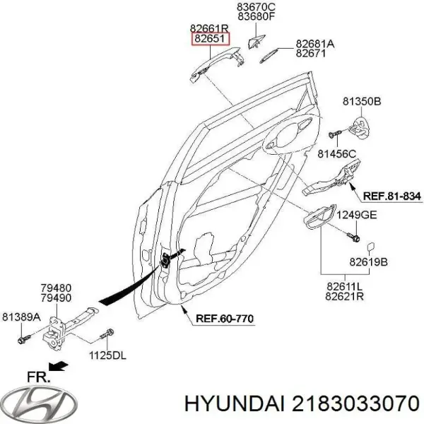 Левая подушка двигателя 2183033070 Hyundai/Kia