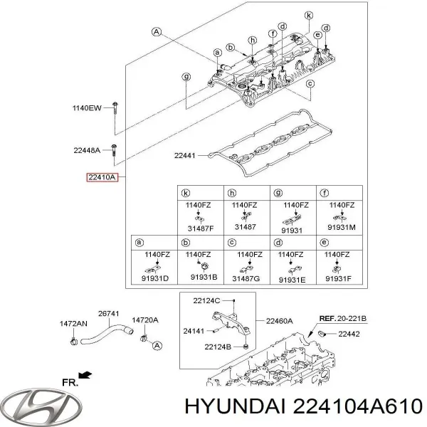  224104A610 Hyundai/Kia