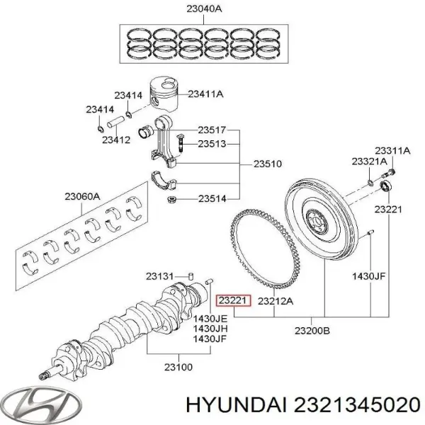  2321345020 Hyundai/Kia
