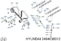 Натяжитель ремня ГРМ HYUNDAI 2484038012