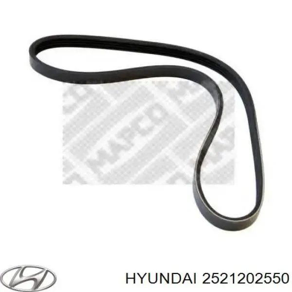 2521202550 Hyundai/Kia Поликлиновый ремень