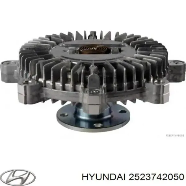 Вискомуфта вентилятора 2523742050 Hyundai/Kia