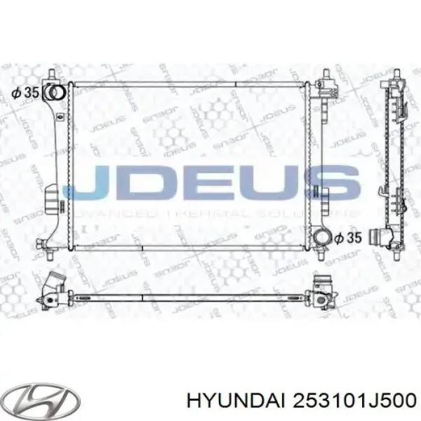 Радиатор 253101J500 Hyundai/Kia