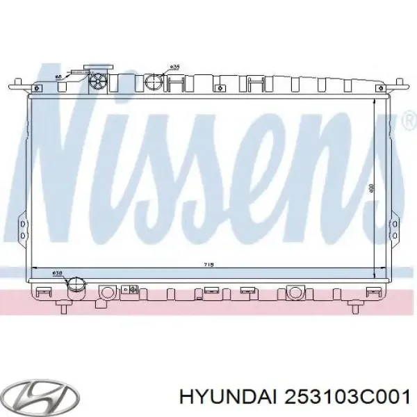 253103C001 Hyundai/Kia Радиатор основной