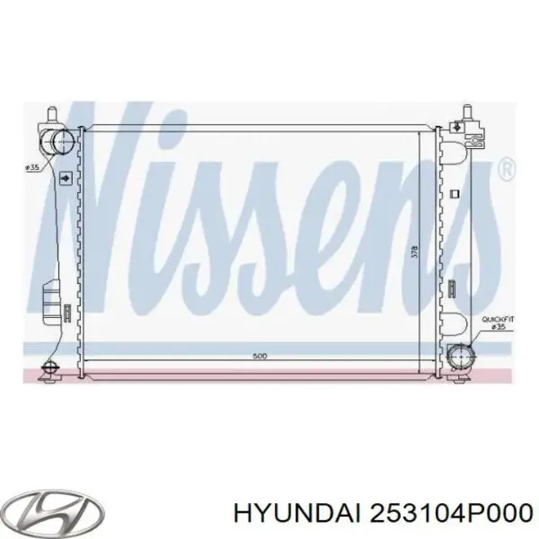 Радиатор 253104P000 Hyundai/Kia