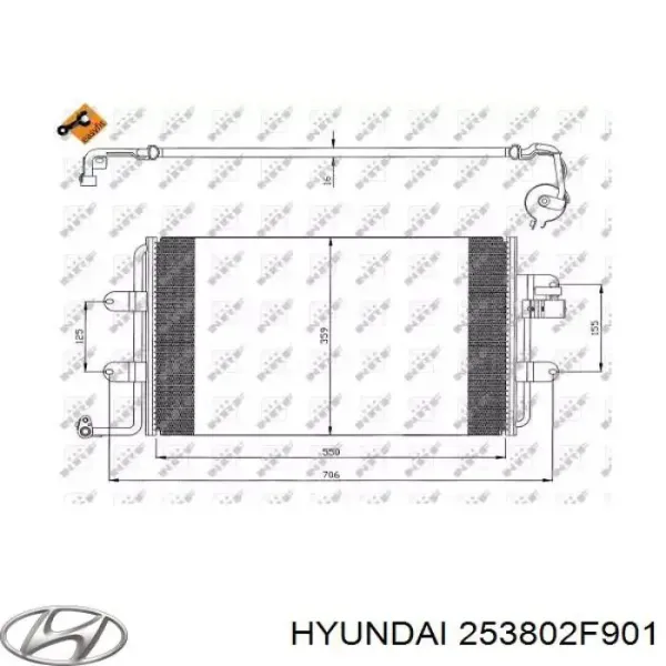 Электровентилятор охлаждения KIA Cerato I
