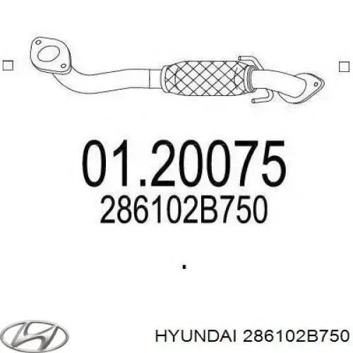 Приёмная труба ED1033 Edex