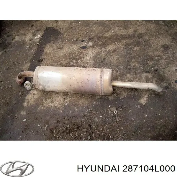 Глушитель задний 287104L000 Hyundai/Kia