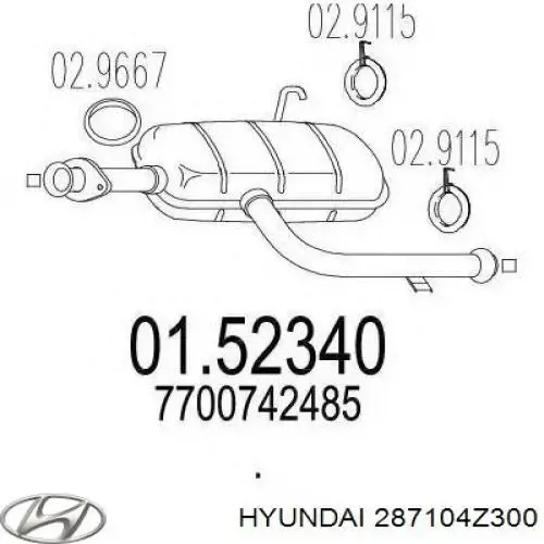  287104Z300 Hyundai/Kia