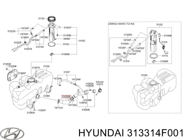  313314F001 Hyundai/Kia